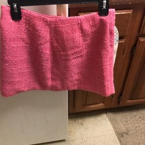 Hot pink skirt